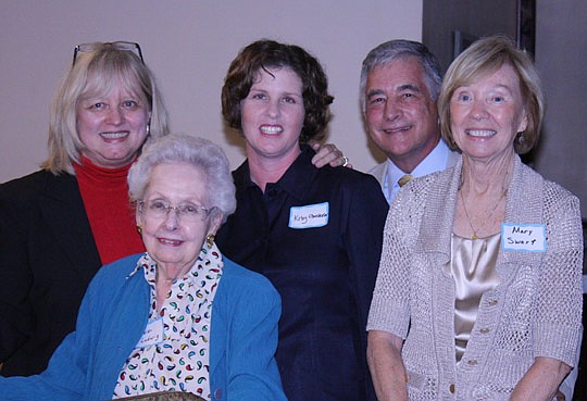 Photos by Joe Wilhelm Jr. - Office of Ethics, Compliance and Oversight Director Carla Miller and outgoing members of the Ethics Commission (from left) Helen Ludwig, Kirby Oberdorfer, Gene Filbert and Mary Swart. Former commission member Rhonda Peoples...