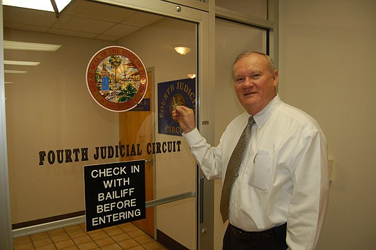 Photo by Max Marbut - Fourth Judicial Circuit Court Administrator Joe Stelma is the custodian of the key to the Duval County Courthouse. Sometime next week, he'll exchange the key to the courthouse that has been in service since 1958 at 330 E. Bay St....