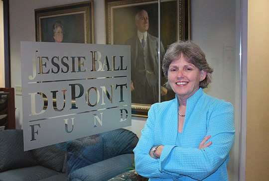Photo by Joe Wilhelm Jr. - Magill at the Jessie Ball duPont Fund offices in the Wells Fargo Center in Downtown Jacksonville.