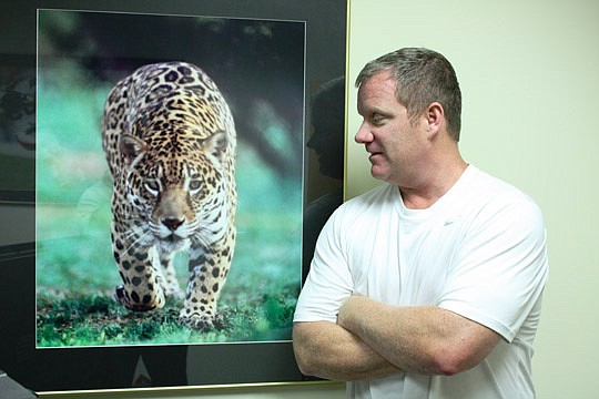 Photo by Joe Wilhelm Jr. - Jacksonville Jaguars Director of Player Personnel Terry McDonough does most of his work behind the scenes. He travels throughout the country to evaluate college and free agent talent, but also roams the practice fields and f...