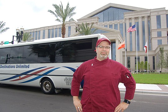 Photos by Max Marbut - Olio owner and chef Greg DeSanto is offering complimentary midday shuttle service from the new Duval County Courthouse to his restaurant on East Bay Street.