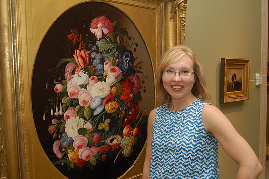 Photos by Max Marbut - Holly Keris, chief curator of The Cummer Museum of Art &amp; Gardens, oversees the institution's collection of classical and contemporary art and the formal gardens along the St. Johns River. Keris is shown above with "Still Lif...
