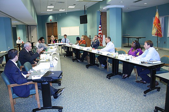 Photos by Joe Wilhelm Jr. - Text messages were one of the top issues discussed by the City's Ethics Commission at its meeting Tuesday at City Hall. It also met for a strategic planning session.