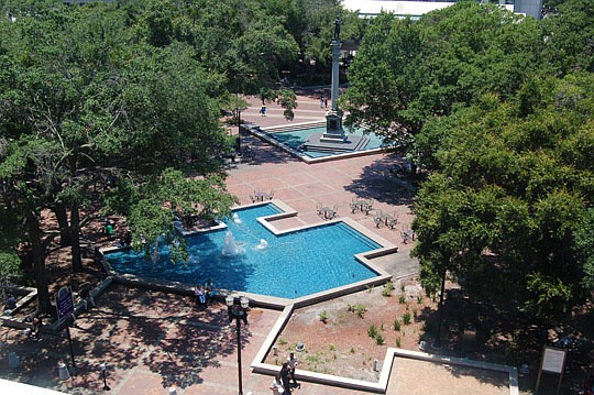 Photo by Max Marbut - Hemming Plaza, Downtown's central park.