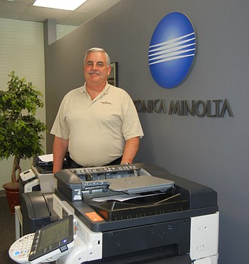 Photo by Karen Brune Mathis - When Bob Shields started with his dad's business, "we didn't even have PCs on our desks." In fact, the company dealt in typewriters during its earliest days. Now marking 40 years in business, Copytronics Information Syste...