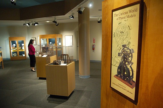 Photos by Max Marbut - "The Curious World of Patent Models" is exhibited through Sept. 28 in the Loft Gallery at the Museum of Science &amp; History.