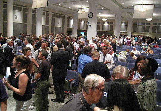 A large crowd attended Wednesday's City Council meeting, most in anticipation of a vote for the anti-discrimination legislation that has been reviewed and discussed for months. A substitute version of the bill failed 10-9 and the original version fail...