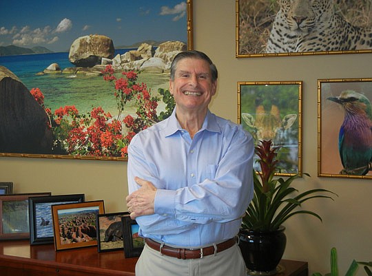 Photo by Karen Brune Mathis - Rick Sontag at his Ponte Vedra Beach office.