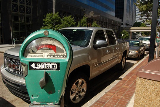 Photo by Max Marbut - Changes in the City's parking policy could affect now people perceive Downtown, officials say.