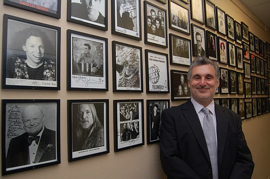 Photo by Max Marbut - Saisselin and the Florida Theatre's gallery of artists who have performed in the historic venue.