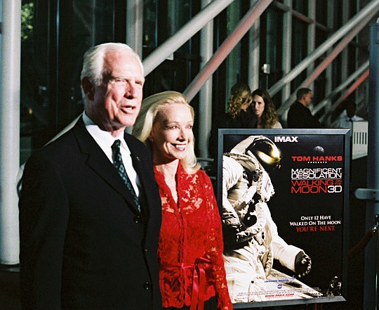 Retired astronaut David Scott and wealth manager Mag Black-Scott.