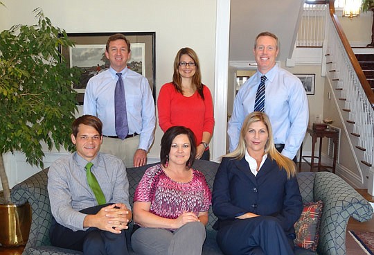 The litigation group of Purcell, Flanagan, Hay &amp; Greene includes, sitting from left, Adam Edgecombe, Cathy Sawyer, Lindsay Cole and, standing from left, Christopher Greene, Courtney Francisco and Joseph Pickles.
