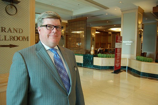 Photos by Max Marbut - Matt Graham, Hyatt Downtown executive assistant manager, rooms division.