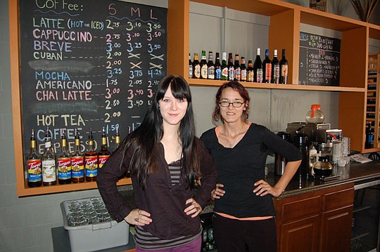 Photos by Max Marbut - Midtown Deli &amp; CafÃ© Assistant Manager Brittney Newsome and barista Summer Black.