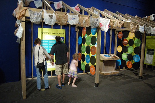 Photos by Max Marbut - "Green Revolution," the new feature exhibit at the Museum of Science &amp; History, is focused on ways to protect and preserve the environment.