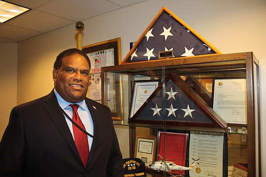 Photos by Joe Wilhelm Jr. - Victor Guillory was appointed Dec. 21 by Mayor Alvin Brown to serve as the City Military Affairs, Veterans and Disabled Services Department director after having served as the commander of the U.S. Navy Southern Command as ...