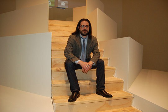 Photo by Max Marbut - Video game designer, researcher and critic Ian Bogost is the creative force for the latest "Project Atrium" installation at the Museum of Contemporary Art.