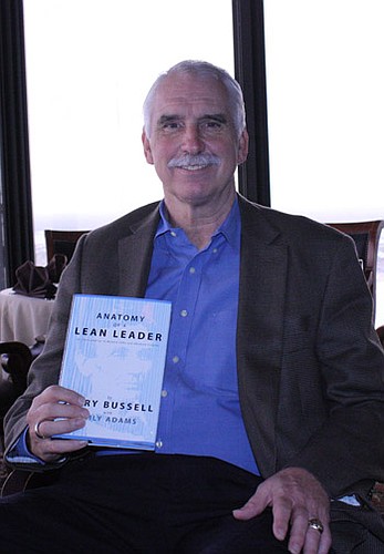 Photo by Joe Wilhelm Jr. - With more than 30 years of experience helping businesses improve through lean thinking, former Medtronic Inc. executive Jerry Bussell has written his first book comparing lean leader Abraham Lincoln to 10 current CEOs. The l...