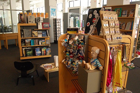 Photos by Max Marbut - The Museum Shop at the Museum of Contemporary Art has a selection of contemporary art books as well as handcrafted jewelry and gifts.