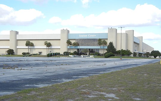 Photo by Karen Brune Mathis - One Imeson Center in the Imeson International Industrial Park in North Jacksonville was built in 1974 as a Sears catalog distribution center.