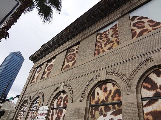 Photo by David Chapman - The Bostwick Building, commonly referred to as the "jaguar building," at 101 E. Bay St.