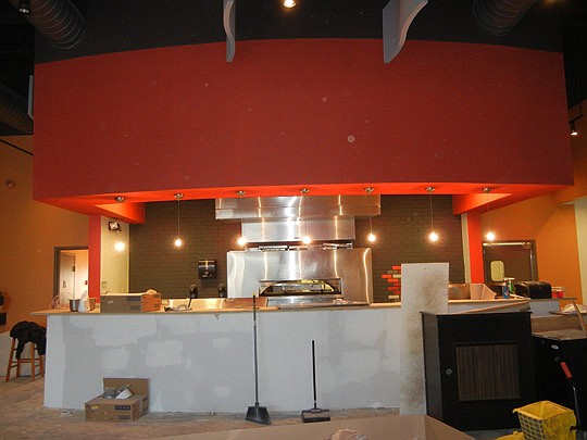 Photo by Karen Brune Mathis - The former Urban Flats in Tinseltown is being renovated into Taste Food Studio. The expo center is one of the restaurant's featured areas.