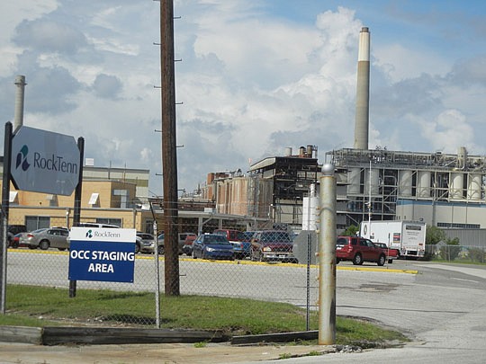 Photo by Karen Brune Mathis - JBI Inc. announced a settlement of a lawsuit with the Securities and Exchange Commission. The company wants to build a Plastic2Oil plant on part of the RockTenn containerboard mill in Jacksonville.