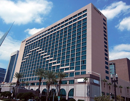 The foreclosure sale of the Hyatt Downtown was scheduled today but was postponed again.