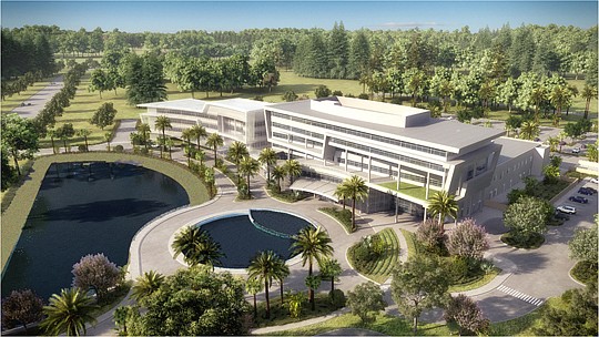 Shands Jacksonville provided renderings of its proposed medical office in North Jacksonville near River City Marketplace.