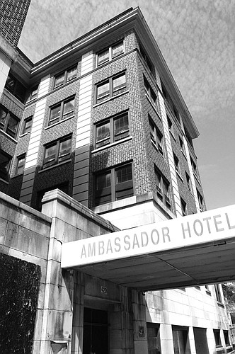 Photo by Max Marbut - The Ambassador Hotel at 420 Julia St., near the Duval County Courthouse, could be converted into workforce housing.