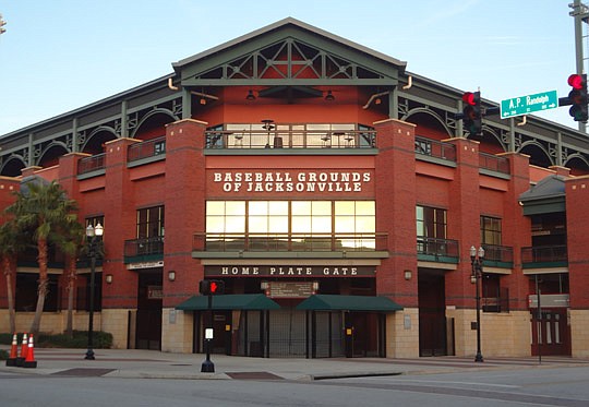 The Baseball Grounds of Jacksonville, home of the Jacksonville Suns.