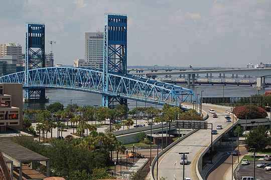 Photo by Max Marbut - Downtown's Main Street Bridge will be closed from 8 p.m. Friday until 5:30 a.m. Saturday for the shooting of a music video.