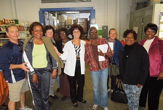 Second Harvest North Florida's first food bank university shopper nutrition class included Ken Dolch, BASCA; Katherine Robinson, Greater Payne African Methodist Episcopal Church; Barbara Flynn, New Mount Zion Baptist Church; Ola Williams, Christian Fe...