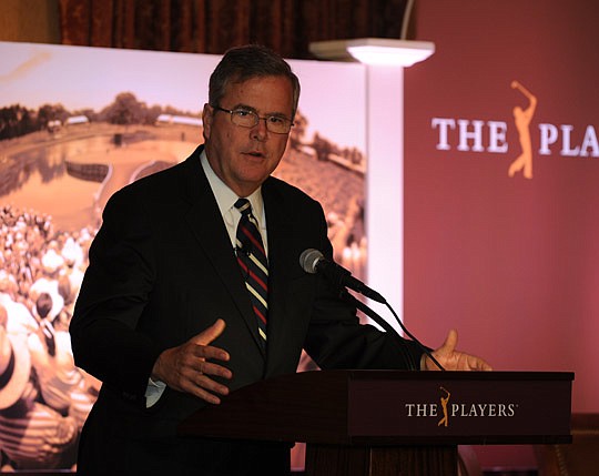 Photo courtesy of The Players Championship - Former Florida Gov. Jeb Bush urged community involvement in education during his keynote remarks at the Champions for Education conference.
