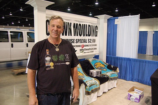 Photos by Max Marbut - Glenn Peeples, owner of Glenn Peeples Crown Moulding, is one of the vendors who will be showing products this weekend at the Osborn Center during the inaugural Ideas &amp; Inspiration Home Show.