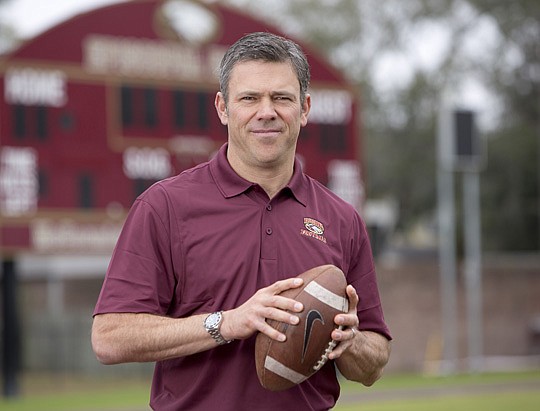 Photo courtesy of Episcopal School of Jacksonville - Brunell is the head football coach at Episcopal School of Jacksonville.