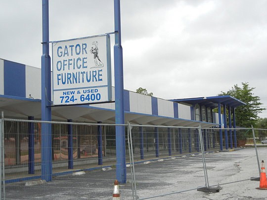 Photos by Karen Brune Mathis - Gator Office Furniture moved its business to 4827 Philips Highway after Brooks Rehabilitation bought its Beach Boulevard location. The building will be demolished for a Brooks skilled-nursing facility.