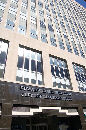 The Edward Ball Building at 214 N. Hogan St.