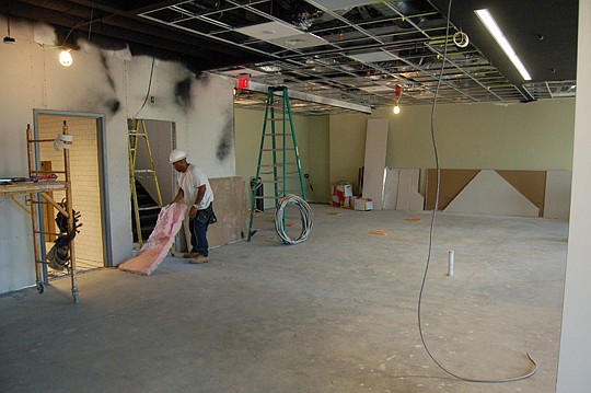 This area on the ground floor will be a "lounge environment" where entrepreneurs may use