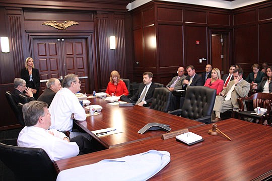 Photos by Joe Wilhelm Jr. - The Jacksonville Bar Association's Sidebar Lunch program series continued May 22 with Family Court judges.