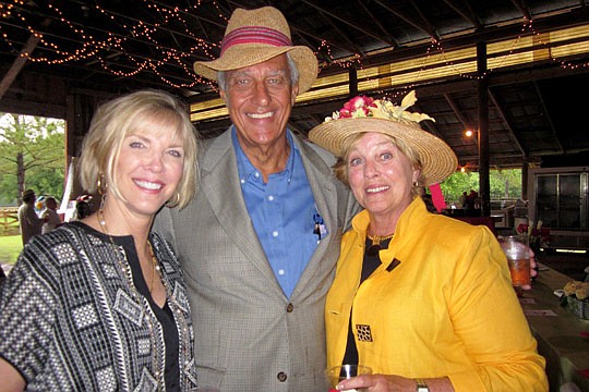 From left, Karen Glenos and Ray and Linda Matuza participated May 4 in the inaugural Derby Party for Community Hospice. Glenos and Linda Matuza are members of the St. Augustine/St. Johns County Advisory Council of Community Hospice of Northeast Florid...