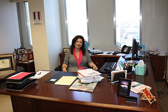 Photos by Joe Wilhelm Jr. - Entering her third month on the job at JEA, Chief Customer Officer Monica Whiting has settled into her office at the JEA administration building Downtown. She has been meeting with staff and business leaders to learn more a...