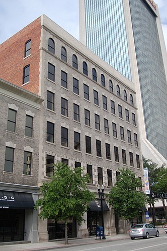 Photo by Max Marbut - The Dyal-Upchurch Building at 4 E. Bay St. was the first structure built Downtown after the Great Fire of 1901.