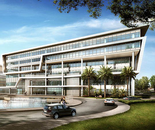 UF Health intends to complete a six-story medical office structure by year-end 2014 near River City Marketplace.