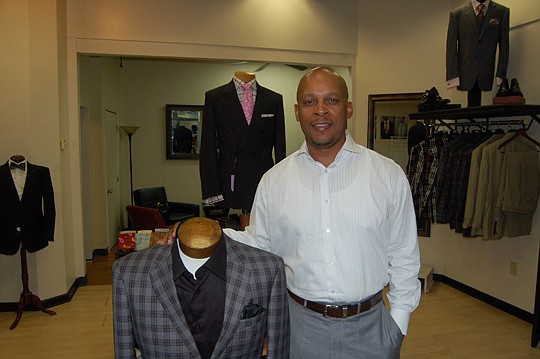 Photos by Max Marbut - Carl Williams, co-owner of A.J. Reese Clothiers at the Landing.