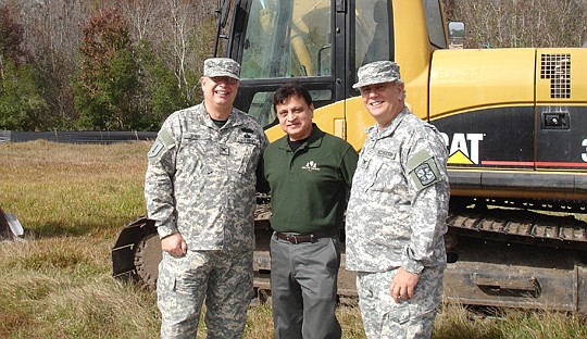 From left, William Orris, Vince Desai and Dennis Mope are the principal organizers of the Acclaim Academy charter school project. The first Duval County Acclaim Academy should open in August and a second in August 2014.