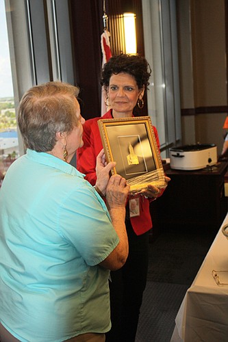 Photos by Joe Wilhelm Jr. - Before working with Duval County Judge Eleni Derke, Brooks was judicial assistant to Circuit Judge Bill Parsons, who served five years at the Nassau County Courthouse.