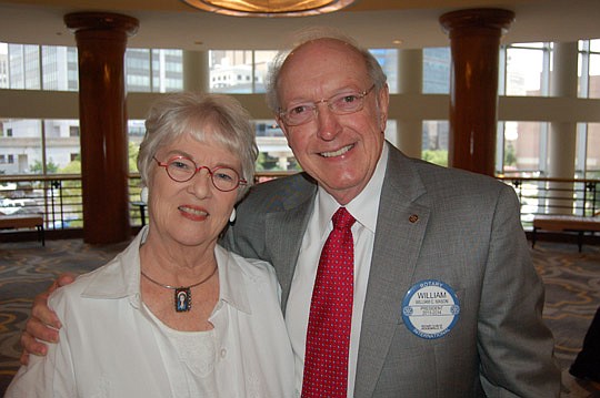 Photos by Max Marbut - Julie and Bill Mason, who serves as 2013-14 president of the Rotary Club of Jacksonville.