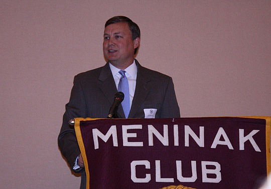 Alan Verlander, City Sports and Entertainment director, spoke Monday to the Meninak Club of Jacksonville.