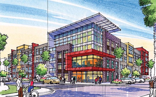 The City Downtown Development Review Board approved the design of a 310-unit apartment project in Brooklyn near Riverside Avenue. Construction is scheduled to begin in October.